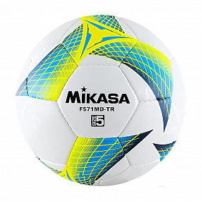 Мяч футбольный MIKASA F571MD-TR-G, размер 5, PVC, ручная сшивка, 32 панели, 3 подслоя