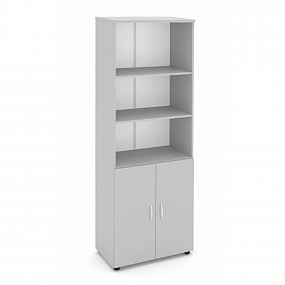Шкаф широкий полуоткрытый ИП  85*45*201 (серый)
