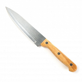 Нож кухонный 15,0 см поварской с дер.ручкой №2