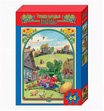 Русские народные пазлы (1090, Репка, 64 эл.)