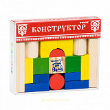 Конструктор цветной 26 деталей (Лидер)
