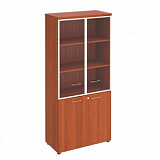 Шкаф широкий со стеклом алюм.профиль М302.22Ш ИП