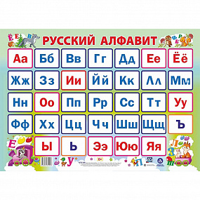 Плакат "Русский алфавит" А2 Учитель КПЛ-248