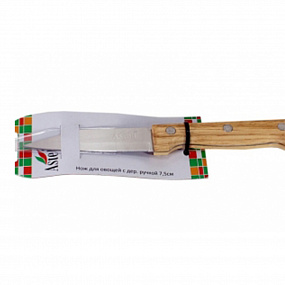 Нож в ассорт. (Медея) (кухонный 7,5 см д/овощей  Tradicional)