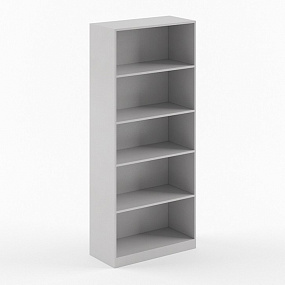 Шкаф широкий стеллаж ИП  85*45*201 (серый)