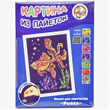 Набор для творчества из пайеток в ассорт. (Картина, 1466 Рыбка (большая))