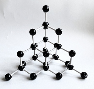 Модель "Кристаллическая решетка "демон. (алмаза)